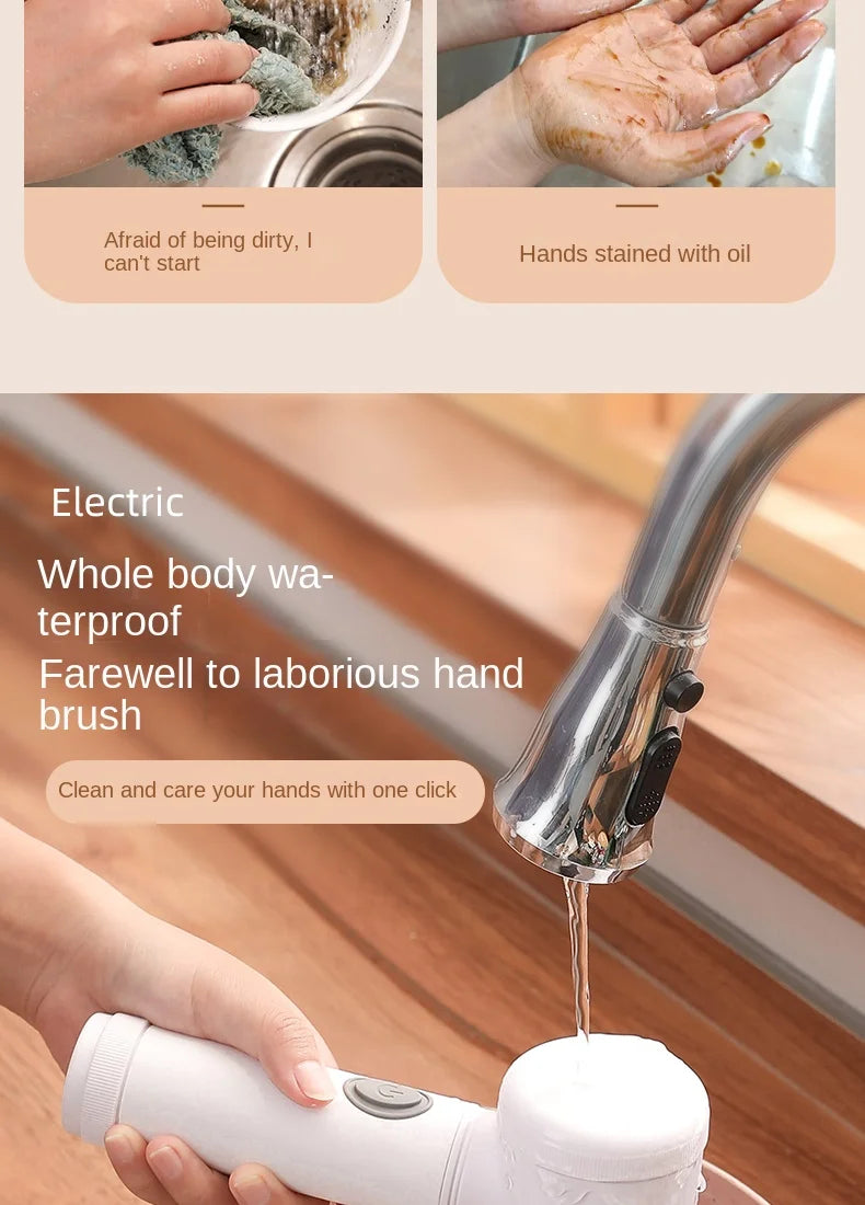 Brosse de nettoyage électrique multifonctionnelle