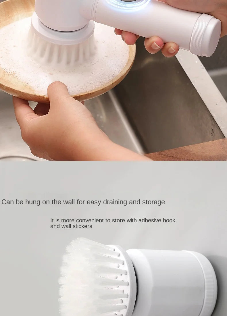 Brosse de nettoyage électrique multifonctionnelle