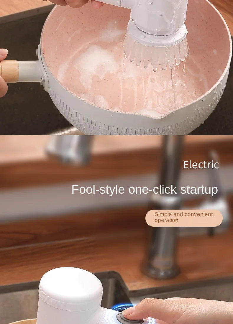 Brosse de nettoyage électrique multifonctionnelle